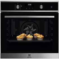 PlusSteam: gőz funkcó 154 ELECTROLUX EOB 3454 AOX + EHH 6240 ISK SÜTŐ: dgtáls óra kvehető grll fűtőszál 3 sütés sznt 5 polcmagasság