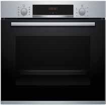 LCD kjelző FŐZŐLAP: PowerBoost funkcó dőzítő funkcó Kataltka + Hőlégbefúvás Ckkszám: 1272959, 1228265 BOSCH HBG 635 NS 1 + PUE 611 FB 1 E SÜTŐ: 10 előre beprogramozott
