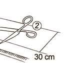 Mérj ki egy 30 12 cm-es téglalapot fotókartonból! ól!