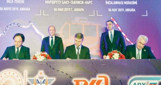 Kısa Kısa Bakü-Tiflis-Kars Demiryolu Mutabakat Zaptı imzalandı Ulaştırma ve Altyapı Bakanı Mehmet Cahit Turhan, Bakü-Tiflis-Kars Demiryolu transit, ihracat ve ithalat sevkiyatlarının geliştirilmesine