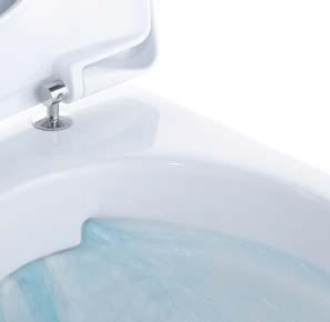 öblítőperem nélküli WC-t következetesen továbbgondoltuk,
