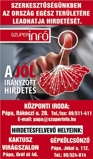 Nyomdai előállítás: Navi Graf Szerkesztőségünk a jogszabályokba ütköző,