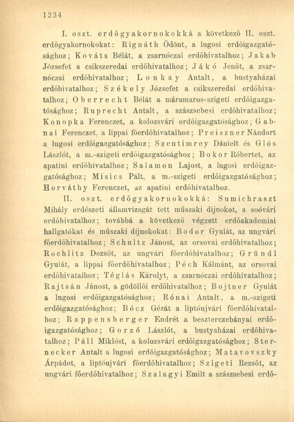 I. oszt.