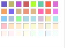 Új dolgozó panel 1. Absolute layout beállítása 2. Háttérszín beállítása: Named colors\lightness\paleturquoise 3. 1 felirat (Kód:) és 1 szövegmező felpakolása 1.
