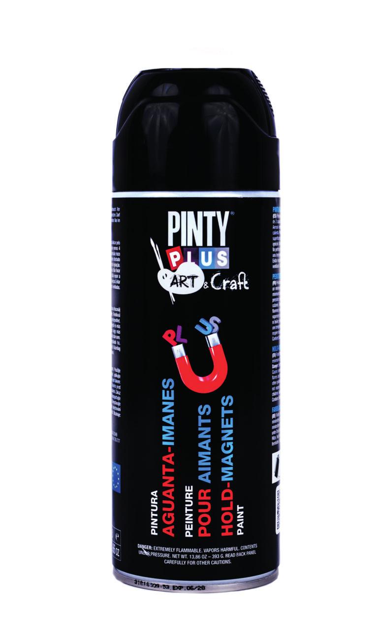 MÁGNES FESTÉK Fekete mágnes festék spray Speciális fekete festék spray, amelyre tapad a mágnes. Használható szinte bármilyen felületen (fa, fém, műanyag, fal).