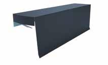 hossz: 1250 mm T falcos oromszegély Hasznos hossz: 1400
