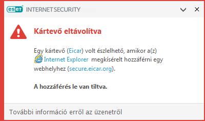 A program fertőzést észlelt A fertőzések számos különböző ponton keresztül juthatnak be a rendszerbe, például weboldalakról, megosztott mappákból, e-mailen keresztül vagy cserélhető eszközökről