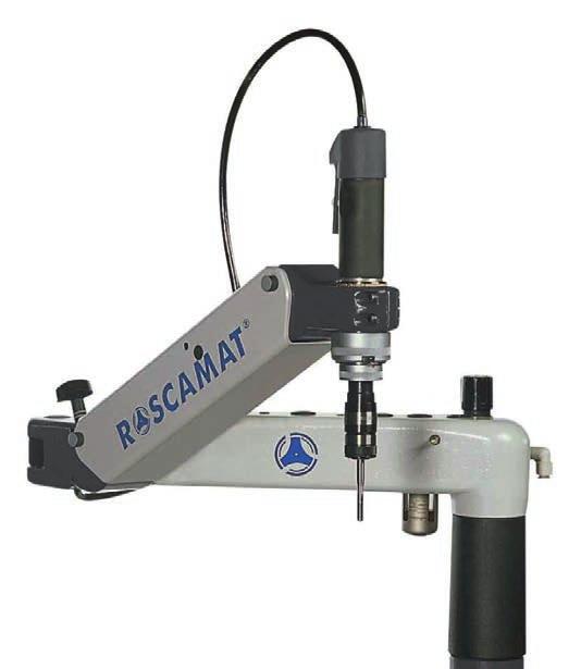 400 PNEUMATIKUS MENETFÚRÓGÉP Kapacitás: M2-M27 Kinyúlás: 1100 mm - 43 Magasság: 680 mm - 27 Alumínium öntvény felépítés Pneumatikus motor menetfúráshoz fejlesztve Motor teljesítmény 730W Fordulatszám