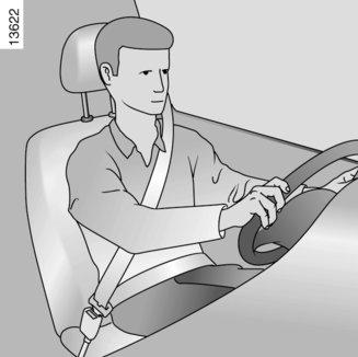 BIZTONSÁGI ÖVEK (1/5) Biztonsági okokból azt tanácsoljuk, hogy a gépkocsi minden utasa mindig használja a biztonsági övet, még rövidebb távolságra is.