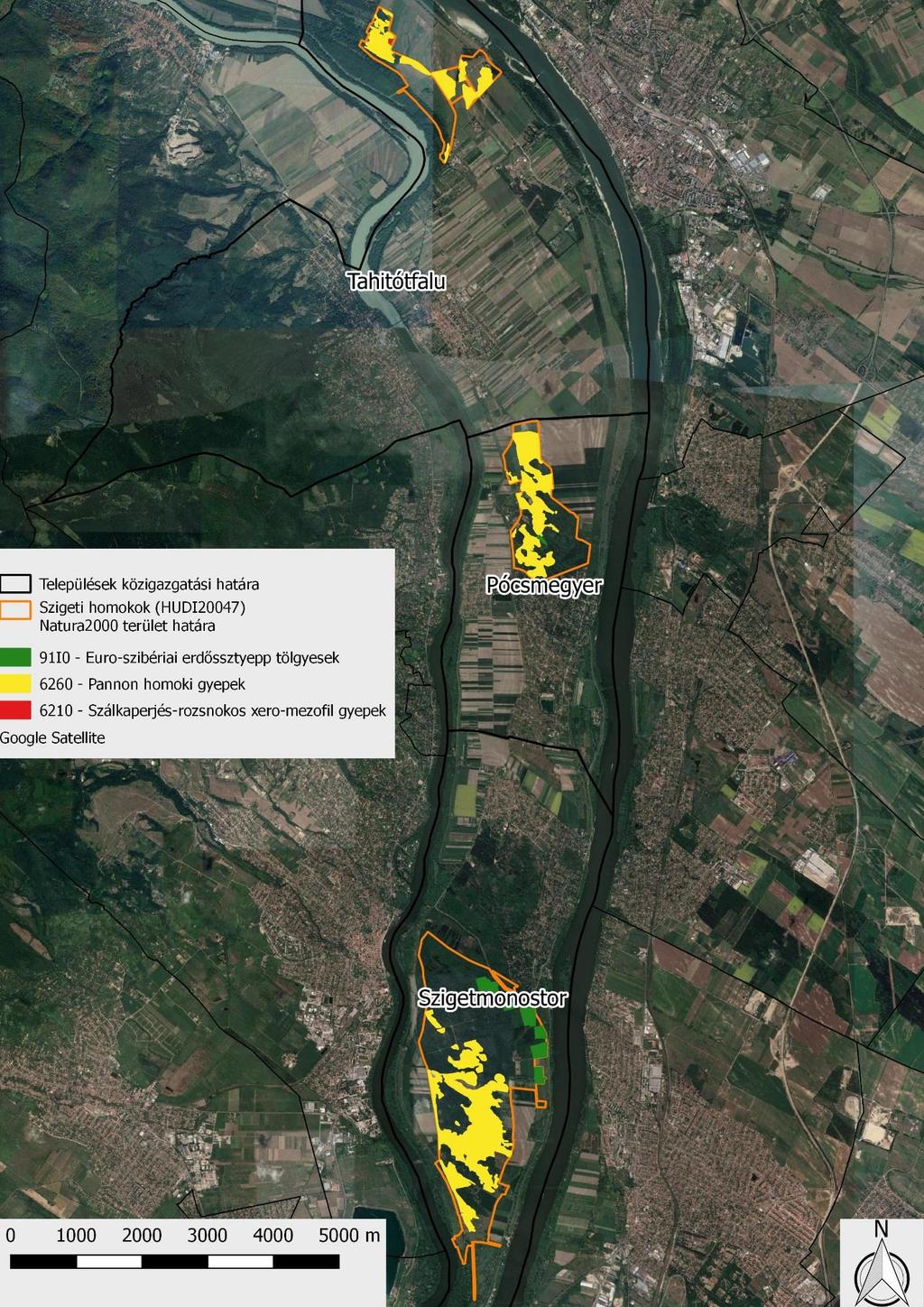 3. melléklet: melléklet: Szigeti homokok (HUDI20047) Natura