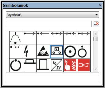 Szimbólumok beszúrása A szimbólum-böngészőben választhatja ki és illesztheti be a szimbólumokat. A szimbólum-ablak megnyitásához válassza ki a menüsor Nézet > Szimbólumok menüpontját.