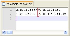 A QLS-konverter meghatározott számú sort alakít át egyetlen sorrá. Import-párbeszédben (lásd a Manuális importálás fejezetet) a "QLSConverter.