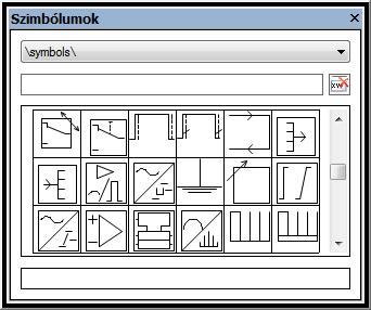 Symbol Explorer/Plotter Symbol Editor A Symbol Explorer-t plotter szimbólumokkal (*.mps) és a szimbólum-alkönyvtárak kiválasztómezőjével bővítettük.