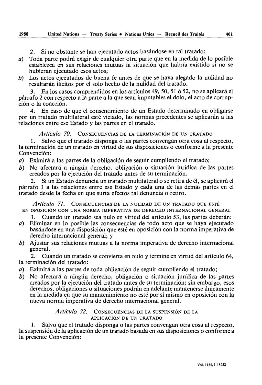 1980 United Nations Treaty Series Nations Unies Recueil des Traités 461 2.