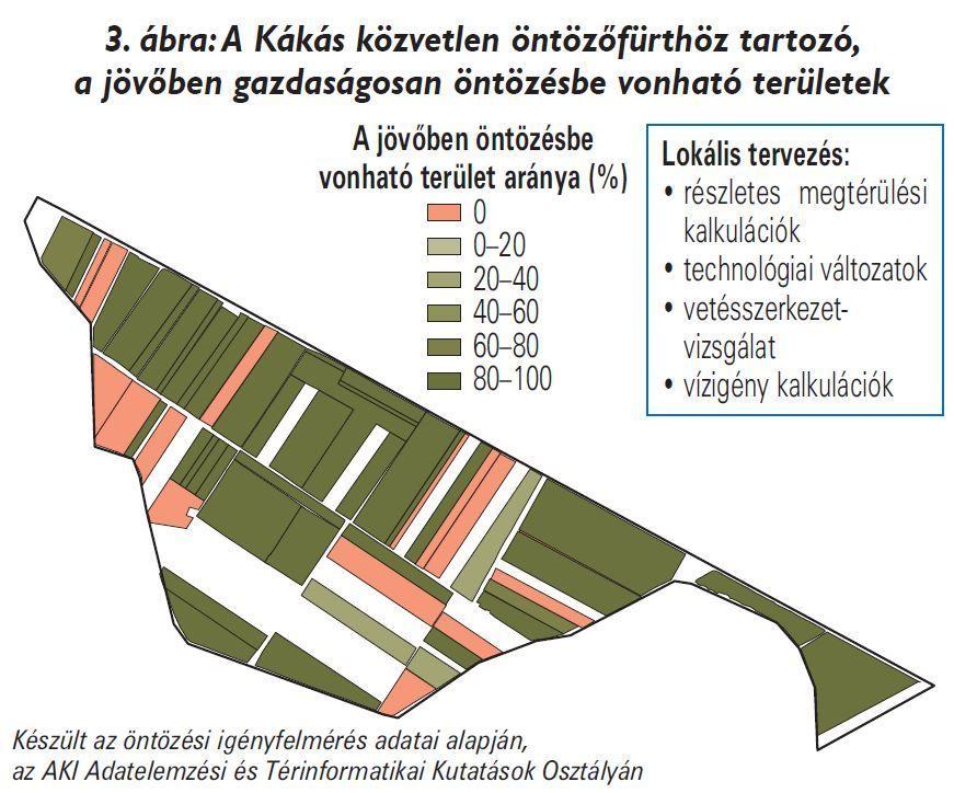 Jelen cikkünkben a Kákás közvetlen öntözőfürtön mutatjuk be a megtérülési kalkulációk térbeli ábrázolásának egyik aspektusát. A 3.