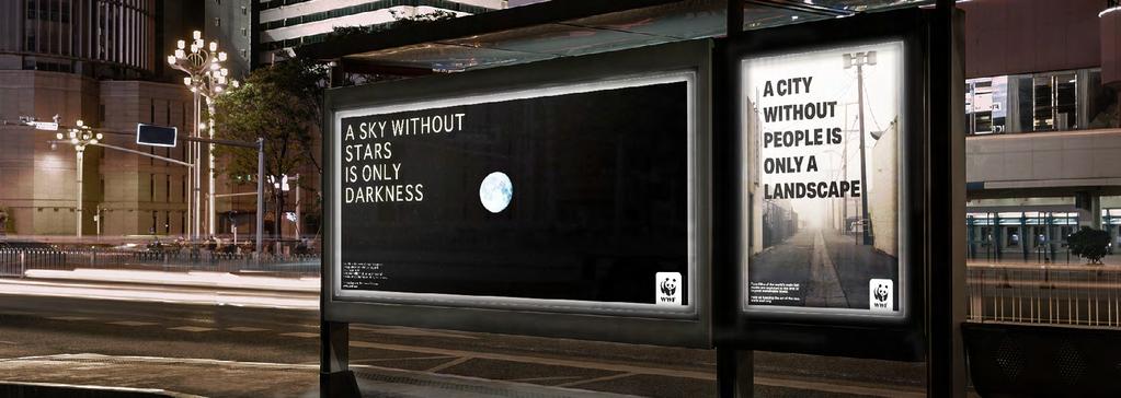 WWF WITHOUT CAMPAIGN print - & poster campaign In this campaign, the acute problem of overfishing of the oceans is addressed and serves to educate.
