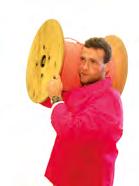 200 kg-os kábeldobokhoz különösen ajánljuk a mini-kábeldob gördítő. Dobemelő készülék.