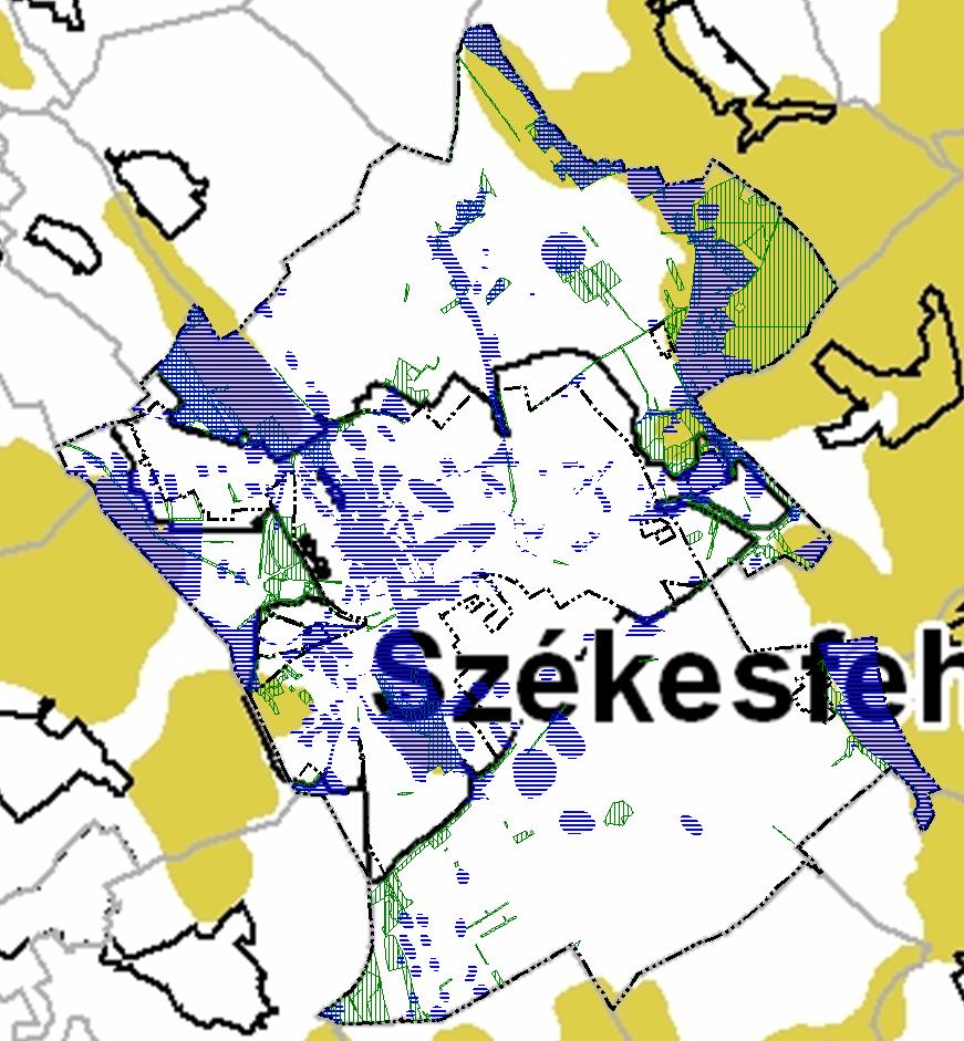 4.5.4. Nagyvízi meder és a Vásárhelyi-terv továbbfejlesztése keretében megvalósuló vízkárelhárítási célú szükségtározók területe Az OTrT 3/8.