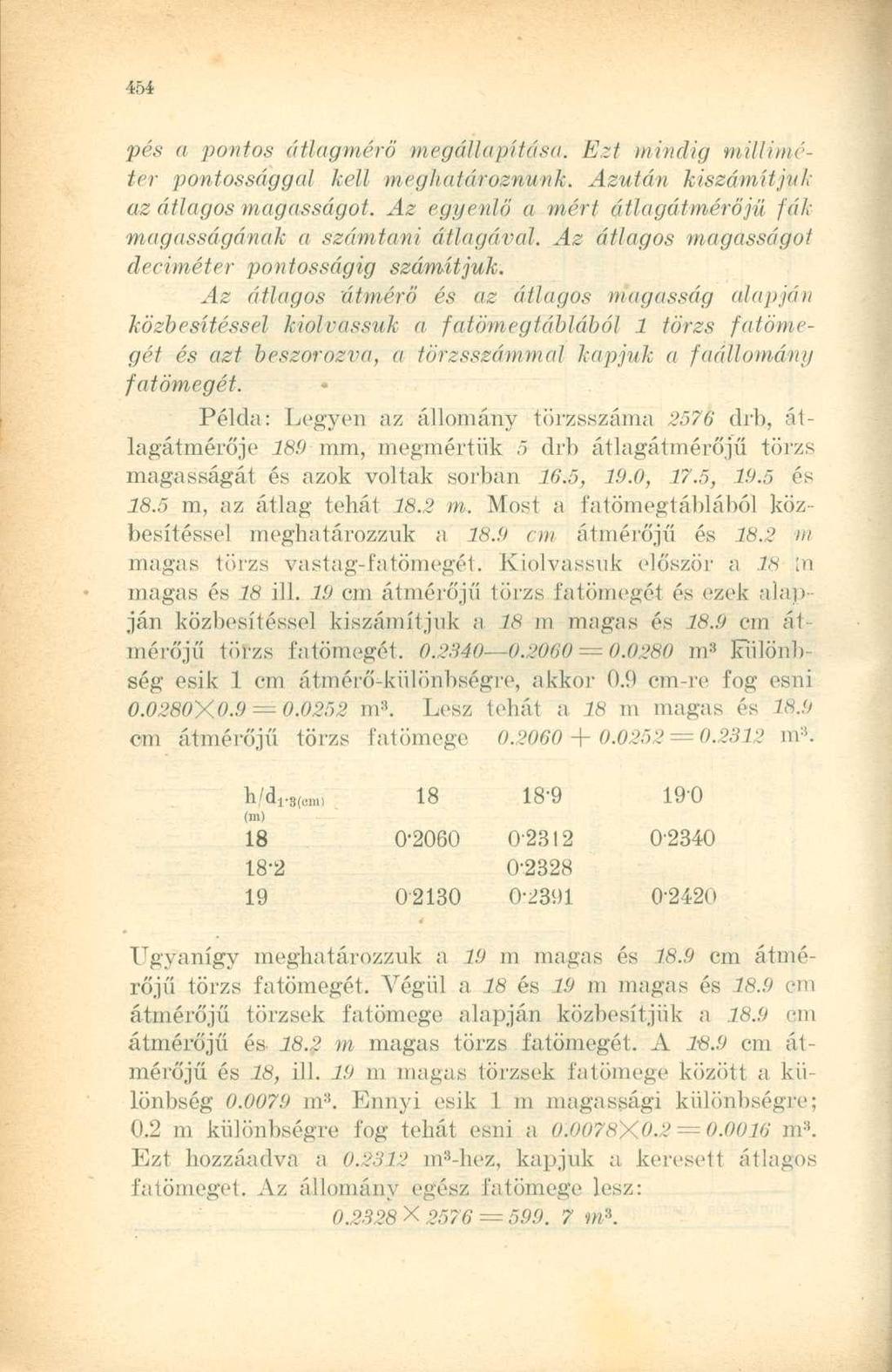 pés a pontos átlagmérő megállapítása. Ezt mindig milliméter pontossággal kell meghatároznunk. Azután kiszámítjuk az átlagos magasságot.