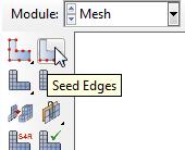 Elemtípus megadása: Kattintsunk a Mesh modul Assign Element Type ikonjára. Jelöljük ki a teljes tartót, mivel minden rúdhoz ugyanolyan elemtípust szeretnénk rendelni.