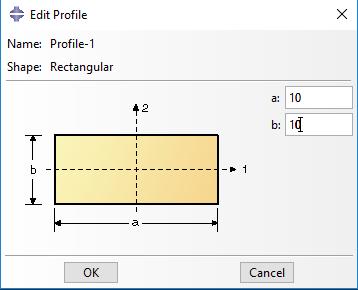 Az ekkor megjelenő Edit Profile ablakban adjuk meg az négyzet szelvény ábrán látható méreteit. Ezután kattintsunk az OK gombra. B2.1 B2.2 B2.3 3.