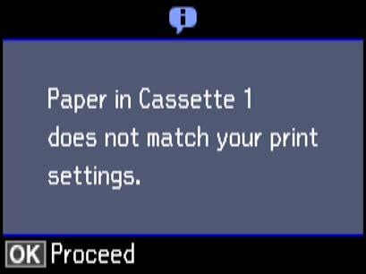 Papír betöltése 9. Helyezze be a 1. papírkazetta egységet. A nyomtatón és a tálcán lévő igazító jeleknek illeszkedniük kell egymáshoz. 10.