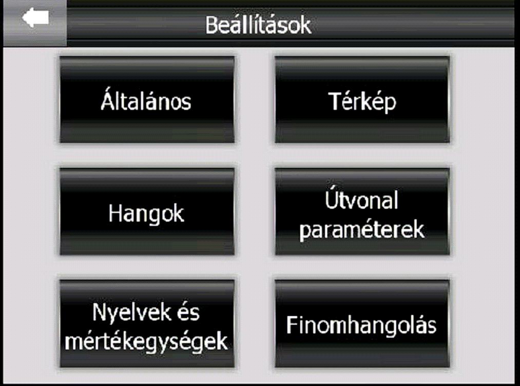 4.9.2.4 Események rendezése távolság/típus szerint A közlekedési események a pillanatnyi pozíciótól mért távolságuk vagy a típusuk szerint rendezhetők. Ezzel a gombbal válthat a két lehetőség között.