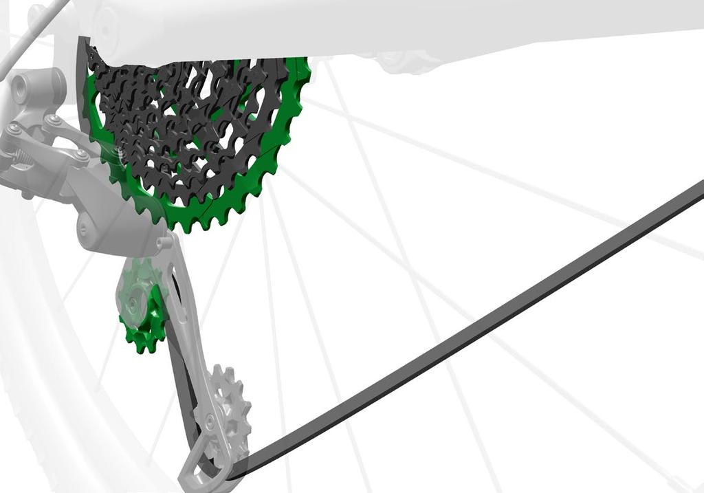 Chain Gap Adjustment Without Gauge Regulacja odległości pomiędzy górnym kółeczkiem przerzutki a zębatką bez użycia miernika Justering af kædeafstand uden værktøj Seřízení odstupu řetězu bez měrky