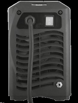 2-3. Front and Rear Panel Structure and Description 5 6 7 1 2 3 4 1 Positive output terminals - AC and DC 5 Power source input 2 Shield gas output connector 6 Power switch 3 TIG Torch connector 7
