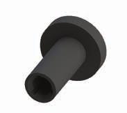 VAKDUGÓK ÉS SAPKÁK Ferrule porvédő sapka (2,5 mm-es) EFA02-52-001 Fekete TPE, RMS-185 EGYENLŐ KÖZÖK EFA02-52-001 500 Kúpus porvédő sapkák rögzítőszíjjal EFA02 Fekete PVC, RMS-186 Tartalma Méretek