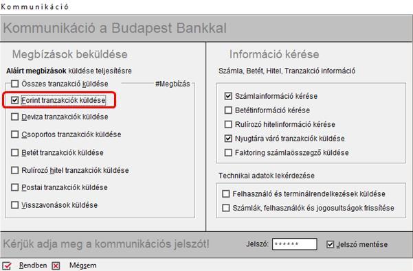 3. Kommunikáció a bank felé 13. Hogyan küldhetem be a tételt a bankba? Az aláírást követően a tételek beküldéséhez kattintson a menüsoron található Kommunikáció ikonra!