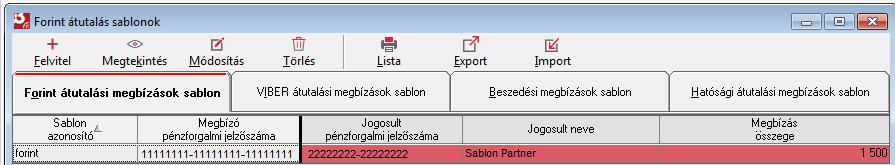 15. Hogyan tarthatom karban a már rögzített sablonjaim?