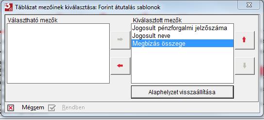Az adatok sorrendjén a Sorbarendezve legördülő menüben található szempontok alapján, vagy az oszlopokra kattintva