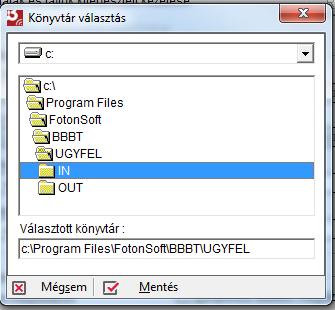 Amennyiben a program ebben a mappában sem talál fájlt, újabb hibaüzenetet kap, amely után ismét lehetősége van másik elérési útvonal