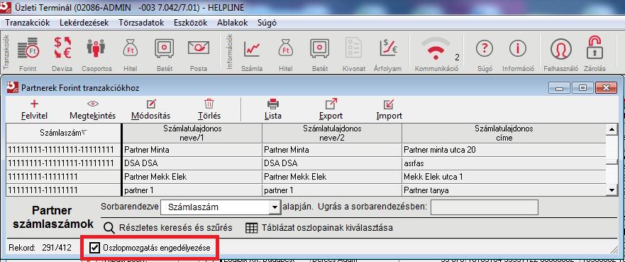19. Hogyan importálhatom/exportálhatom a partnereimet? A rögzített partneradatok exportálhatók.