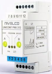 1 kw) vezérlésére Víz- és szennyvízipar ÁRAMVEZÉRELT KAPCSOLÓ MultiCONT bővítő modul RS485 kommunikáció Áramgenerátoros kivitel: 2 db 4 20 ma távadó kimenet Relé kimenetes kivitel: 2 db programozható