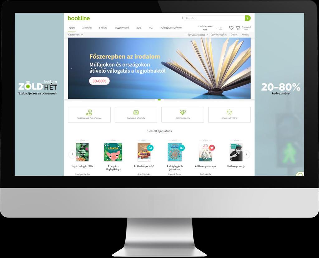 A Bookline a régió egyik legkedveltebb kulturális webáruháza, a Libri pedig országos bolthálózatával és internetes áruházával Magyarország