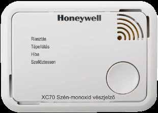 4 vagy újabb XC70-HU-A Szén-monoxid vészjelző szén-monoxid vészjelző - EN 50291-1 szabványnak megfelel - elektrokémiai érzékelő - riasztási memória, eseménynaplózás - alacsony gázkoncentráció-mérési 