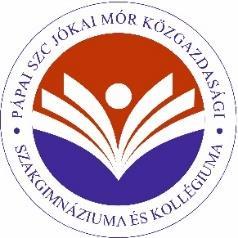 Pápai SZC Jókai Mór Közgazdasági Szakgimnáziuma és Kollégiuma SZAKMAI PROGRAM 55 344 07