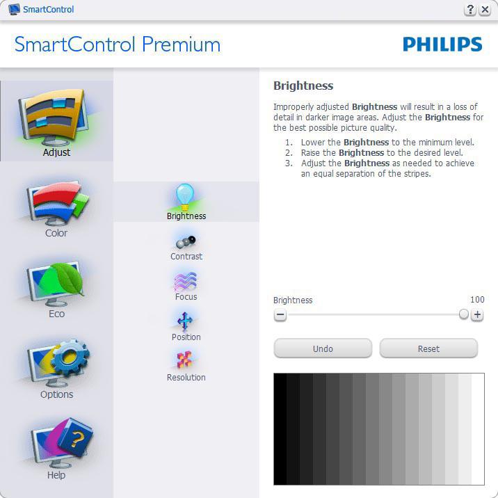 A gyors feldolgozás és válasz érdekében a legkorszerűbb technológiával felszerelt, a Windows 7-tel is kompatibilis, szembeszökő animált ikon-alapú szoftver készen áll arra, hogy a Philips