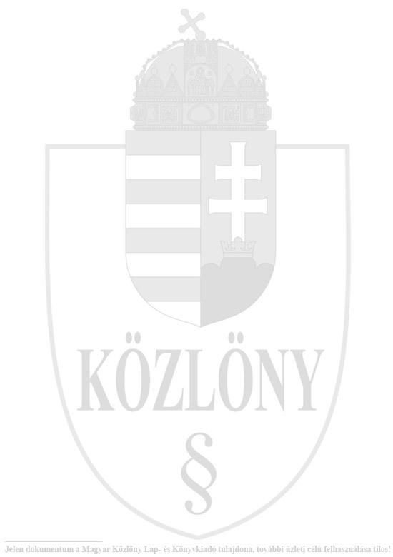 XVIII. ÉVFOLYAM, 4. SZÁM ÁRA: 2625 Ft 2009. áp rilis T A R T A L O M Szám Tárgy Oldal 44/2009. (IV. 8.