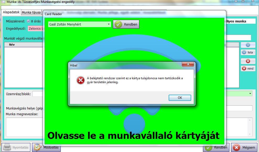 Munkavégzés folyamata az új rendszer