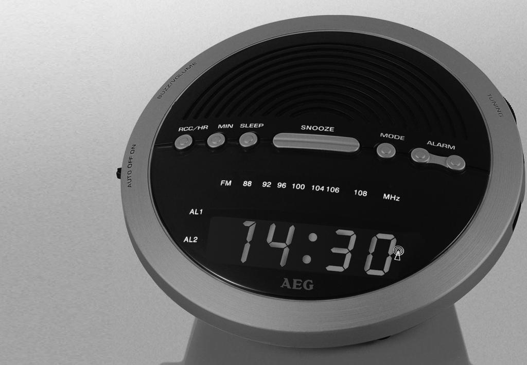 utasítás/garancia Руководство по эксплуатации/гарантия Uhrenradio Wekkerradio Radio-réveil Radiosveglia Radio con reloj Rádio com relógio