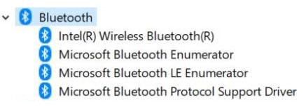 17. táblázat: Bluetooth-illesztőprogramok Telepítés előtt Telepítés után Biztonsági illesztőprogramok Ez a rész az Eszközkezelőben elérhető biztonsági eszközöket sorolja fel.