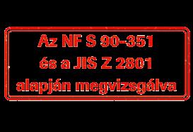 Sanitas 02 15 Anyaga Tűzállósági besorolás Vastagság Szín Fényvisszaverés Hosszirányú hangcsillapítás* Ásványlap A2-s1,d0 EN 13501-1 szerint 15 mm nom. Fehér Kb.