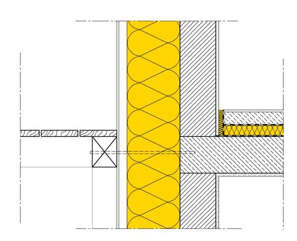 A homlokzat elé szerelt, hõtechnikailag függetlenített erkélyszerkezet. Tömör fal, átszellõztetett homlokzatburkolattal. A. Külsõ fal A rétegrend belülrõl kifelé d l R = d/l 1.