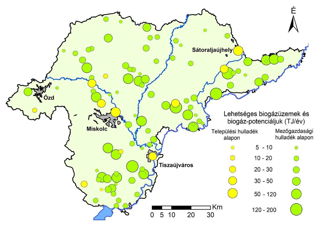 Felhasználási lehetőségek CHP-erőmű létesítése a biogázüzemek mellett Villamos energia