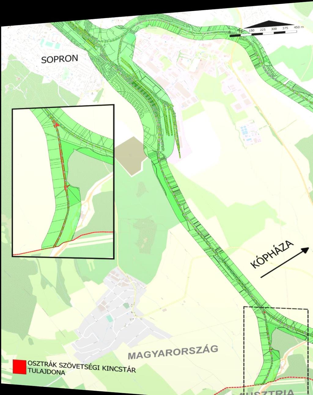 Különleges tulajdoni viszonyok a Sopron-Harka-oh vonalon Tulajdoni viszonyok: Sopron-Harka: - terület: magyar állam - felépítmény: ÖBB - felsővezeték: