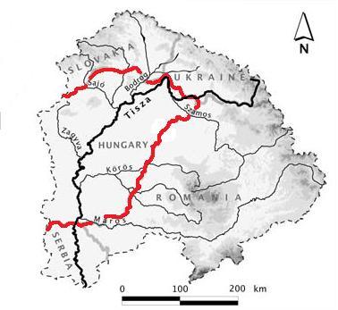 2.3. A Tisza folyó vízgyűjtője Az alábbi fejezetben a doktori disszertáció tárgyát képező folyót, a Tiszát kívánom általánosságban bemutatni.