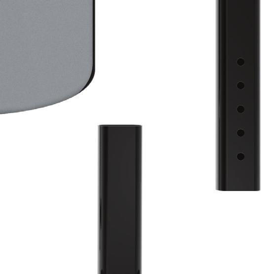 Reposapiés curvado para una Curved foot rest for tracción